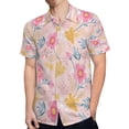 thumbnail image 4 of High Quality Hawaiian Shirts for Men Short Sleeve Aloha Beach Shirt Floral Summer Casual Button Down Shirts Blouses A5WPWZ, 4 of 7