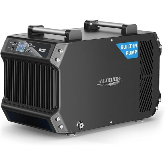 Alorair Crawlspace Dehumidifiers with Pump, 180 Pint Commercial Dehumidifier for Basements with Drain Hose, 2,300 Sq.Ft Auto Defrost Dehumidifier for Home Commercial
