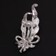 thumbnail image 5 of Invierno Moda Diamante Del Rhinestone de material perla de Pernos de Las Broches Fernando Pin de broche, 5 of 7