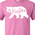 thumbnail image 4 of Inktastic Montana White Bear Silhouette T-Shirt, 4 of 5