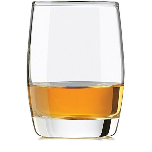 Circleware Heavy Base Scotch Whiskey Glass Drinking Glasses, Set of 4 ...