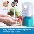 thumbnail image 4 of Dispensador Automático de Jabón Espumoso de 350 Ml con Sensor Infrarrojo, Dispensador de Jabón Líquido Sin Contacto de 4 Velocidades para Baño, 4 of 5