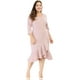 thumbnail image 1 of Vestido Midi Con Volantes Cuello V De Cóctel TalGrande PaMujer Ro4XL, 1 of 6