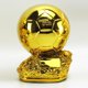 thumbnail image 3 of Trofeo Balón de Oro Copa del Mundo Suministros para fanáticos Regalo de cumpleaños grabado Suvenir para construir grupos, 3 of 5