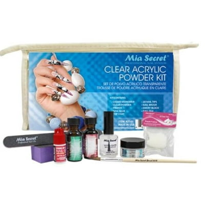 Buy Mia Secret Clear Acrylic Powder Proffesional Full Nail Kit 9pcs Free Temporary Body Tatoo Online In Thailand 253631618