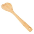 thumbnail image 4 of PTOOTP 1Set Heart Bamboo Spoon For Noodle Mixing And Serving Khaki 30.0x8.5x1.0In, 4 of 8