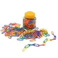 thumbnail image 3 of Enlaces de gancho de Color arcoíris 360, fácil interconexión, conteo de matemáticas, juguete de clasificación, juguete de aprendizaje para niños, proy, 3 of 6