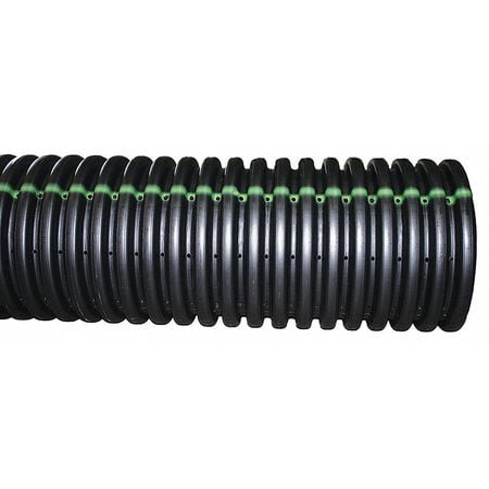 Advanced Drainage Systems - ADVANCED DRAINAGE SYSTEMS Corrugated Drainage Pipe,20ft.,Prforate 18010020