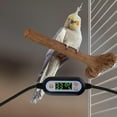 thumbnail image 1 of Calentador de jaula para pájaros con percha para pájaros, accesorio de jaula de resina ajustable, soporte para loros, calentador de pájaros para, 1 of 10