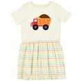 thumbnail image 3 of Inktastic Work Truck Construction Vehicle Girls Toddler Dress, 3 of 5
