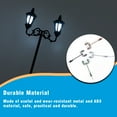 thumbnail image 4 of Farola en Miniatura Billuyoard de Metal y ABS Negro Luz Blanca, 4 of 6