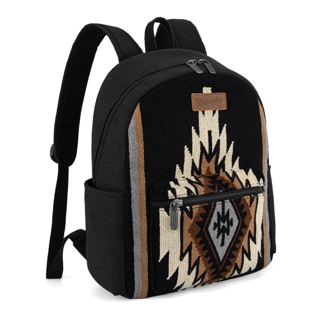 Mochila Montana West Wrangler Azteca Acolchada para Laptop 28x14x43 cm