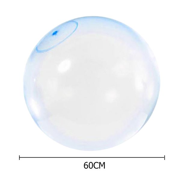Bola de agua de burbujas blandas de 60CM, globos hinchables reutilizables, juguetes (azul) Ehuebsd libre de BPA