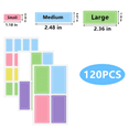 thumbnail image 7 of AGCAN 1040 Pcs Labels Stickers, Self-Adhesive Colored Moving Labels in Different Sizes, Removable Labels for Storage Bins, Home, Office, Kitchen, 7 of 7