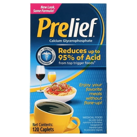 Prelief Acid Reducer Dietary Supplement, 120 Caplets