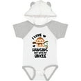 thumbnail image 3 of Inktastic Monkey I Love Hanging out with My Uncle Boys or Girls Baby Bodysuit, 3 of 5