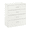 White | 4 Drawers, variant on Hassch Simple End Table with Storage, Nightstand with 4 Drawers for Small Space, 25.98"L x 13"W x 28.5"H, White