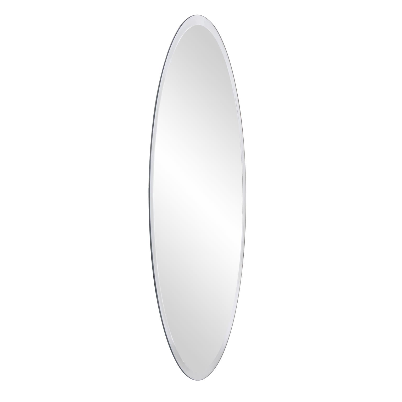 Tyler Dillon Round Beveled Clear Acrylic Framed Wall Mirror 36"D