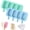 Multicolor, variant on 2 Pack Popsicles Molds, Homemade Cake Pop Molds Cakesicle Molds Silicone Popcical Molds, 4 Cavities Ice Pop Cream Molds Maker with 50 Wooden Sticks & 50 Popsicle Bags for DIY Popsicles