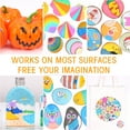 thumbnail image 5 of 18 Acrylic Paint Markers Set, 1MM Fine Tip, Water- Based Ink, Paint Pens for Rock Painting, Stone, Ceramic, Glass, Wood, Canvas, for Kids, Adlut and Beginner Coloring Books, Drawing Painting, Writing, 5 of 8