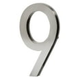 thumbnail image 1 of Backlit LED House Number, Satin Nickel # 9, 1 of 9