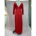 thumbnail image 6 of Fashion V-neck Prom Party Dress (M, White), 6 of 7