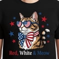 thumbnail image 3 of Red White and Meow Shirt T-Shirt – Patriotic Cats – Celebrate USA 250th Anniversary, 3 of 6