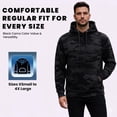 thumbnail image 3 of BILLIONHATS 12 Pack Wholesale Black Hoodie Sweatshirts, Mens Heavyweight Fleece Lined Pullover Hoodies, Bulk Adult Sweatshirts (Large), 3 of 7