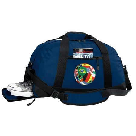 World Cup Fan Duffel or World Soccer Gym Bag WITH SHOE (Best Soccer Shoes In The World)