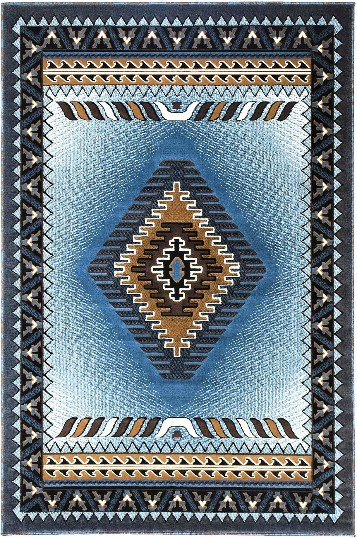 Rare Small American Indian Navajo Rug. Santa Barbara Design Center