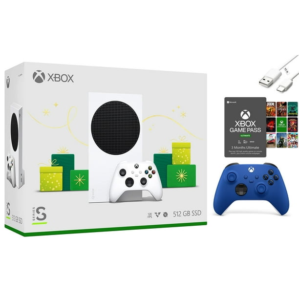 Xbox Series S Holiday Console, Xbox 3 Month Game Pass Ultimate, Extra