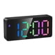 thumbnail image 2 of Despertador digital Dimmer LED Reloj espejado para adolescentes Negro Colco Despertador digital, 2 of 8