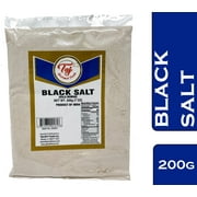 TAJ Premium Indian Black Salt Powder, Kala Namak, 200 grams