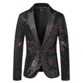 thumbnail image 1 of Traje de moda de otoño para hombre, chaqueta de traje de talla europea con lentejuelas y cuentas, ZT-X50, tamaño compacto, estilo versátil, 1 of 6