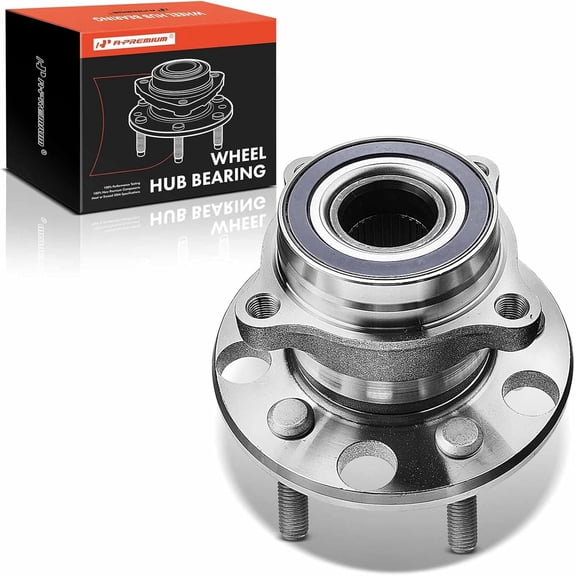 A-Premium Rear Wheel Bearings and Hub Assembly Compatible with Lexus GS300 GS350 GS430 GS450h GS460 IS250 IS350 GS F IS F RC F, w/5-Lug, Replace# 512337