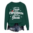 thumbnail image 1 of Kcodviy Chandail en Molleton d'Hiver pour Femmes Veste de Couleur Festive Imprimé de Noël Col Rond Ensemble Confortable Haut pour Femmes, 1 of 3