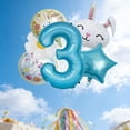 thumbnail image 4 of Easter Themed Number Balloons For Holiday Party And Birthday Celebrations With Metallic Gold Shine Event & Party, 4 of 5