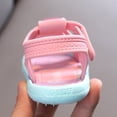 thumbnail image 5 of Baby Girls Boys Sandals Premium Soft Soled Beach Slippers Open Toe Comfort Toddler Summer Casual Hook and Loop Shoes, 5 of 7