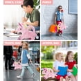 thumbnail image 3 of DolliBu Pink Unicorn Plush Handbag - Super Soft Plush Stuffed Animal Purse for Children's Accessories, Kids Hand Bag Toy Purse, Pretend Play, Fluffy Dress Up Toy Purses For Girls & Boys - 11 Inches, 3 of 7