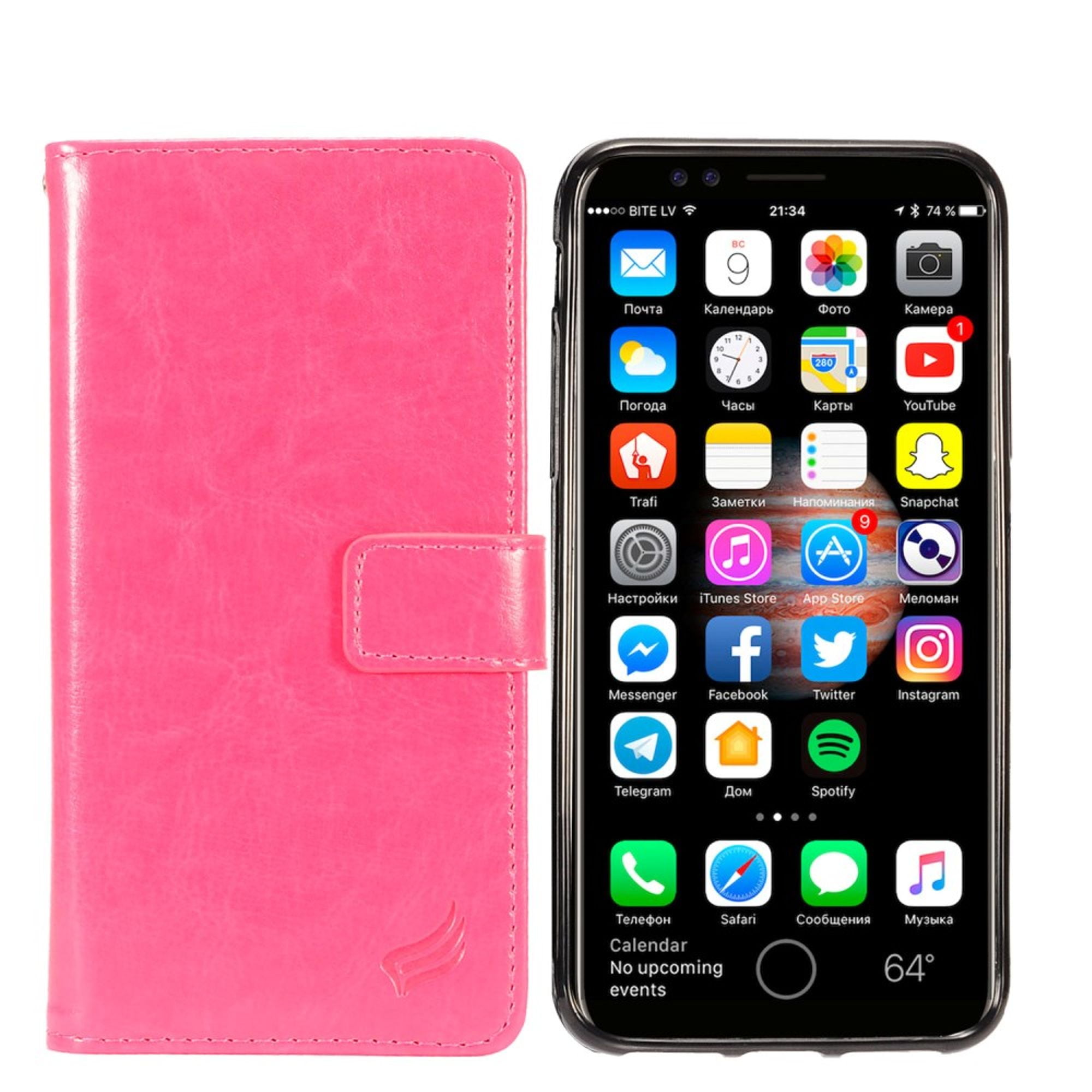 Apple iPhone X Case, by Insten Detachable BookStyle Leather
