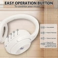 thumbnail image 3 of WH-1000XM4 Wireless Over-Ear Headphones with Battery Display Bluetooth Headset Support TF Card, 3 of 5