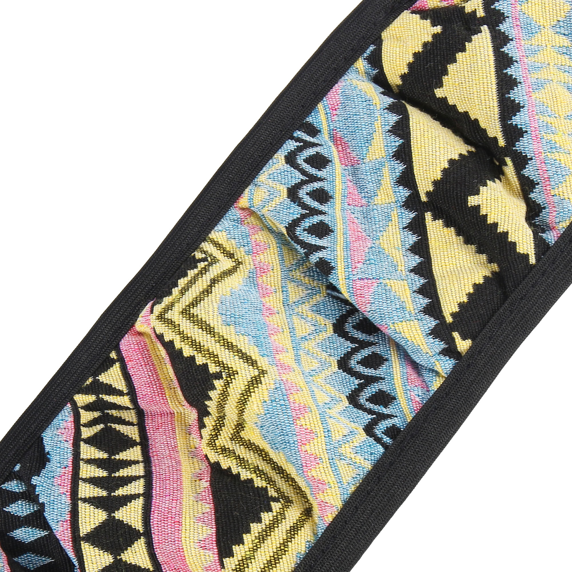 Unique Bargains Car Steering Wheel Cover with Multicolor Printing Wave Pattern