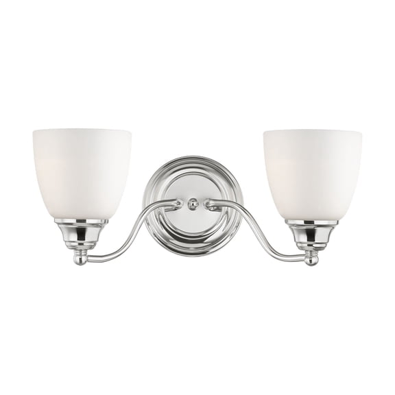 Livex Lighting Somerville 2 Bath Light in Chrome