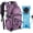 Purple-22L, variant on Klamerit Hydration Backpack with 3L Water Bladder ,25L Water Backpack for Hiking, Cycling, Running, Biking - Lightweight Hiking Pack Bag with Rain Cover, Phone Holder, Orange