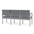 thumbnail image 5 of Lenox Steel Réception Salle d'Attente Soins de Santé Canapé 3 Places / Argent Steel / Gris, 5 of 5