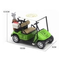 thumbnail image 3 of Décoration de Modèle Réduit de Voiturette de Golf Moulée sous Pression, Décor de Golf Miniature pour Fête et Bureau, Jouet en Alliage à Rétrofriction avec Accessoires, Rouge et Blanc, Échelle 1:32, 3 of 8