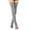 Gray, variant on Women's Knitted Leg Warmers - Over the Knee Extra Long Winter Thick Thigh High Footless Sock