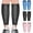 Black, variant on Footless Calf Compression Sleeves for Men & Women, Graduated Compression Leg Support for Shin Splints, Muscle Recovery, Varicose Vein Swelling, Running, Travel & Nursing