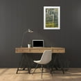 thumbnail image 3 of Mahan, Kathy 17x24 White Modern Wood Framed Museum Art Print Titled - Paint on an Oil Drum I, 3 of 4