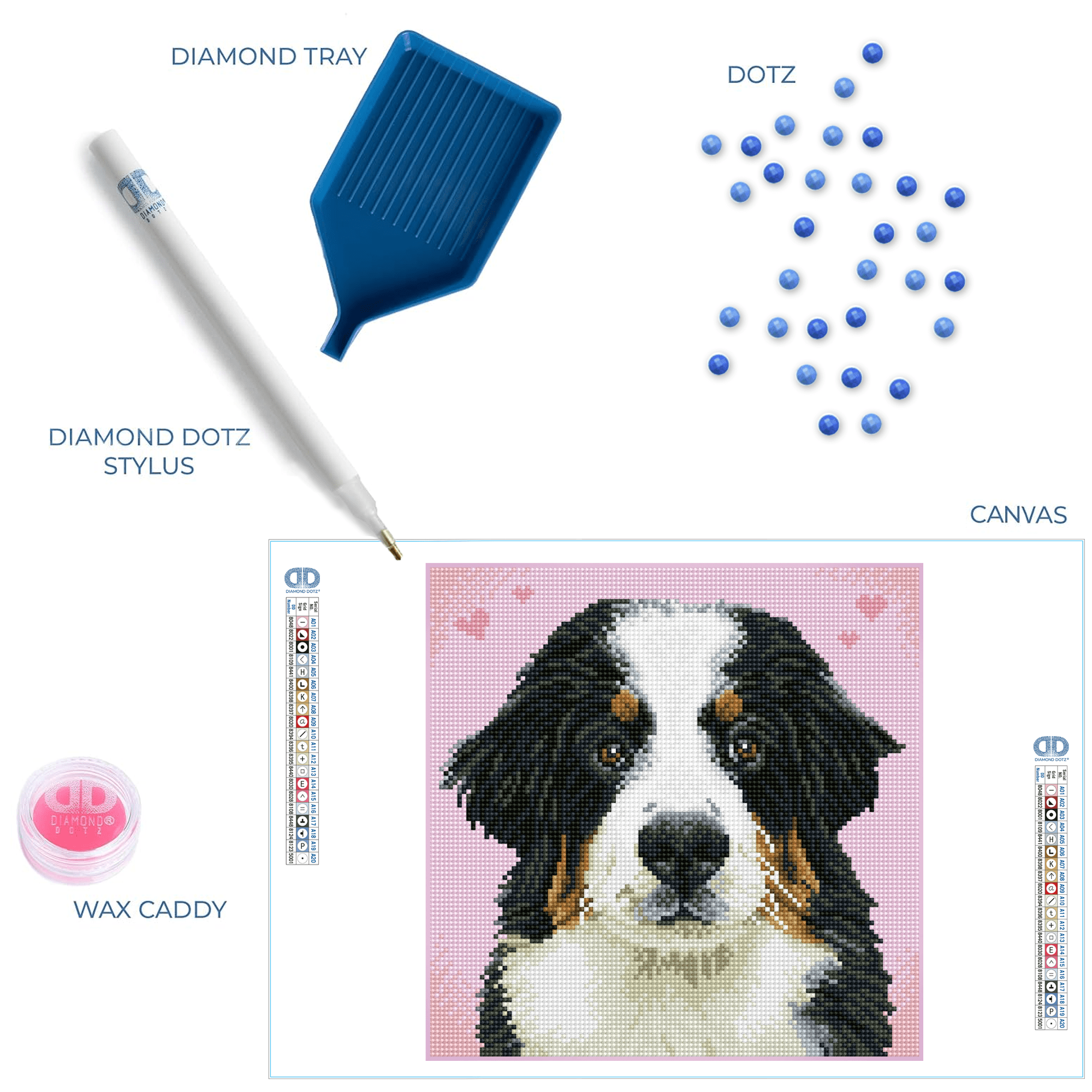 Diamond Dotz Say Hello to Zuzu Dog Diamond Painting Kits for